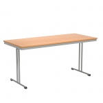 Klapptisch, 160x70 cm (B/T), 72 cm hoch, T-Fuß, 
